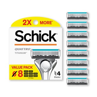 Foto 1 | Foto 1 | Recambios de Maquinilla de Afeitar Schick Quattro Titanium 8 Piezas - Venta Internacional