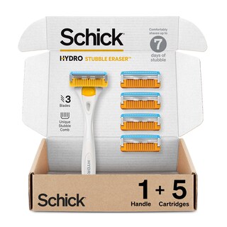 Foto 1 | Foto 1 | Borrador Razor Kit Schick Hydro Stubble Con 5 Cuchillas Para Hombre - Venta Internacional.