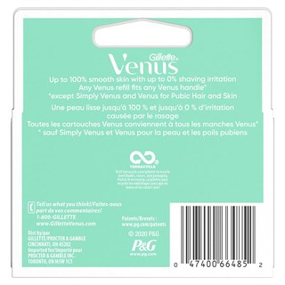 Foto 2 | Foto 2 | Cartuchos Gillette Venus Smooth Sensitive, 4 Unidades - Venta Internacional.