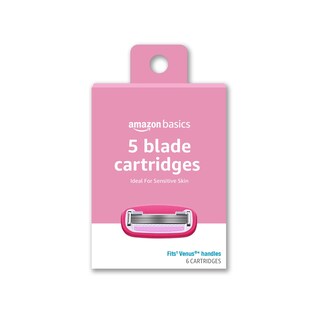 Foto 1 | Foto 1 | Recambios De Maquinilla De Afeitar Amazon Basics 5 Blade Para Mujer, 6 Cartuchos - Venta Internacional.