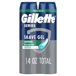 Foto 1 | Foto 1 | Gel De Afeitar Gillette Series 3x Action Sensitive, Paquete Doble De 200 Ml - Venta Internacional.