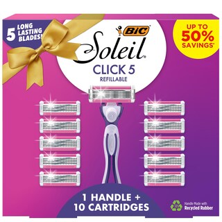 Foto 1 | Foto 1 | Razors Bic Soleil Click 5 Para Mujer, 1 Mango, 10 Cartuchos - Venta Internacional.