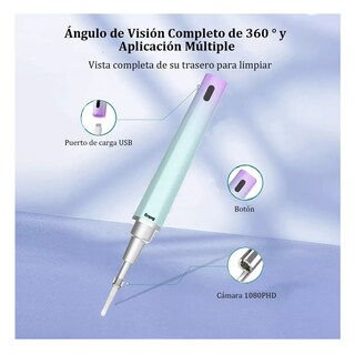 Foto 5 | Foto 5 | Limpiador de Oídos con Cámara Quita Cerilla Inteligente Endoscopio Verde