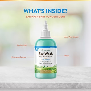 Foto 5 | Foto 5 | Limpiador De Orejas Naturvet Con Aceite De Árbol De Té (aroma De Aloe Y Talco Para Bebés) - Venta Internacional.