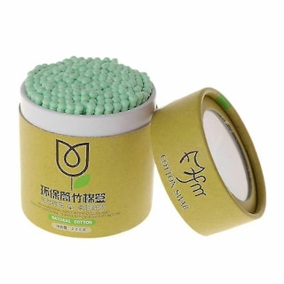 Foto 1 | Foto 1 | Bastoncillos De Algodón Huoguo Con Mango De Bambú Color Verde 7 Cm Paquete De 200 - Venta Internacional.
