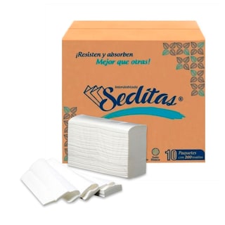Foto 2 | Foto 2 | Toalla de Papel Tipo Sanita Biodegradable color Blanca 10 Paquetes de 200 Hojas