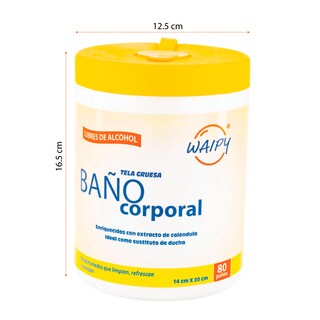 Foto 5 | Foto 5 | 3 Pack De Paños Para Baño Corporal - 240 Toallitas Húmedas - Pack De 3 Botes Jumbos | Paños Para Enfermos - Limpieza, Refresco Y