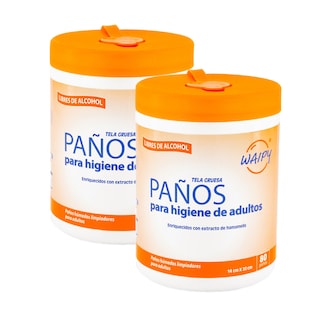 Foto 1 | Foto 1 | Toallas Húmedas Waipy para Adultos 2 Pack
