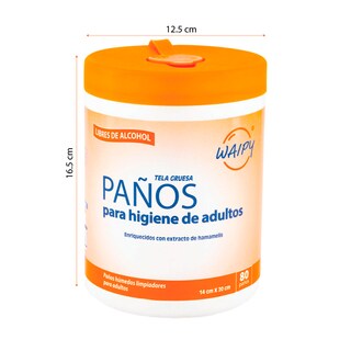 Foto 5 | Foto 5 | Toallas Húmedas Waipy para Adultos 2 Pack