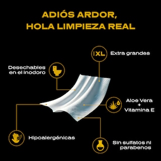 Foto 4 | Foto 4 | Alfa Wipes Toallitas Humedas Para Adulto Extra Grandes Y Gruesas, Desechables En Inodoro, Libres De Fragancias, Hipoalergénicas,