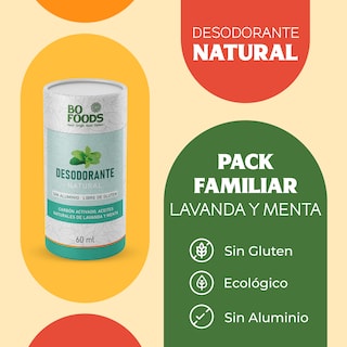 Foto 2 | Foto 2 | Desodorante Natural Lavanda y Menta sin Aluminio Pack X3