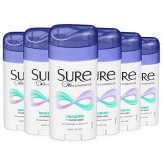 Foto 1 | Foto 1 | Desodorante Antitranspirante Sure Solid sin Olor 6 Piezas de 73 g C/U - Venta Internacional