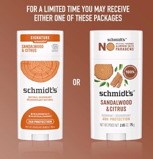 Foto 5 | Foto 5 | Desodorante Schmidt's Sandalwood & Citrus 4 Pack - Venta Internacional