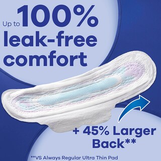 Foto 4 | Foto 4 | Almohadillas Femeninas Always Ultra Thin Talla 4 Overnight X150 - Venta Internacional.