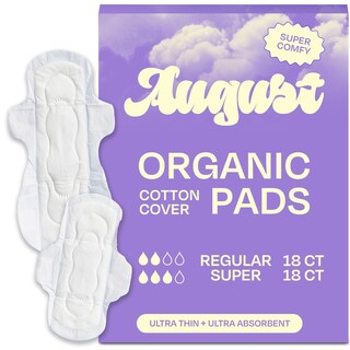 Foto 1 | Foto 1 | Almohadillas Menstruales August Regular Y Super Cotton 36 Almohadillas - Venta Internacional.