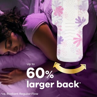 Foto 5 | Foto 5 | Almohadillas Sanitarias Always Radiant Flexfoam Talla 5 Overnight 18 Unidades - Venta Internacional.
