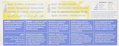 Foto 3 | Foto 3 | Tampones Natracare  Sin Aplicador  Regulares  20 Unidades X 4 - Venta Internacional.