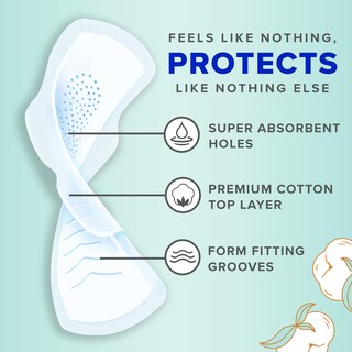 Foto 2 | Foto 2 | Almohadillas Femeninas Always Pure Cotton Flexfoam Tamaño 3 X 66 - Venta Internacional.