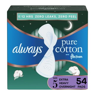 Foto 1 | Foto 1 | Almohadillas Sanitarias Always Pure Cotton Con Flexfoam Tamaño 5 X 18 X 3 - Venta Internacional.