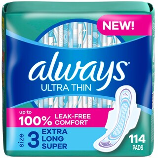 Foto 1 | Foto 1 | Almohadillas Femeninas Always Ultrafinas Con Alas Tamaño 3 X 114 Unidades - Venta Internacional.