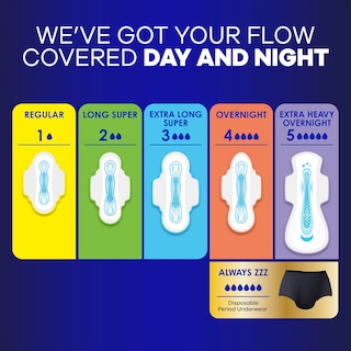 Foto 5 | Foto 5 | Pads Always Maxi Overnight Con Alas Para Mujer Talla 5 X 72 - Venta Internacional.