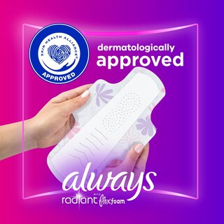 Foto 4 | Foto 4 | Almohadillas Femeninas Always Radiant Talla 2 Heavy Flow 78 Unidades - Venta Internacional.