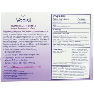 Foto 4 | Foto 4 | Crema Contra La Picazón Vagisil Maximum Strength 30 Ml - Venta Internacional.