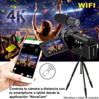 Foto 2 | Foto 2 | Videocámara Vak 4K 534 Wifi 48mp Visión Nocturna HDMI Touch