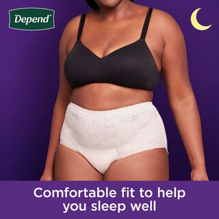 Foto 4 | Foto 4 | Ropa Interior Para Incontinencia Depend Night Defense Para Mujer Xl 48u - Venta Internacional.