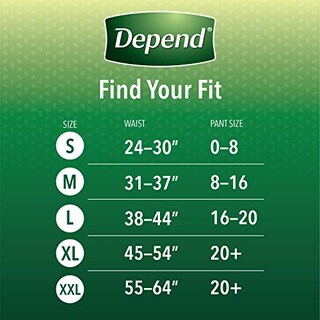 Foto 2 | Foto 2 | Ropa Interior para Adulto con Incontinencia Depend Fit-Flex Talla XL para Mujer 26 Piezas - Venta Internacional