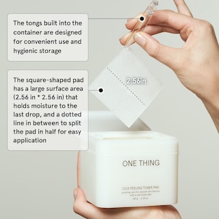 Foto 4 | Foto 4 | Almohadillas De Tóner One Thing Cica Peeling 187 Ml 65 Pastillas Veganas - Venta Internacional.