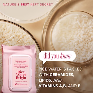 Foto 3 | Foto 3 | Toallitas Desmaquillantes The Face Shop Rice Water Bright Vegan - Venta Internacional.