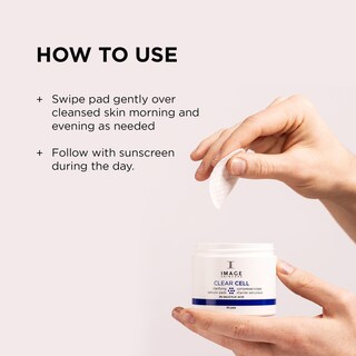 Foto 6 | Foto 6 | Toallitas Exfoliantes Image Skincare Clear Cell Salicylic 60 Pad - Venta Internacional.