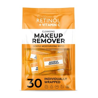Foto 1 | Foto 1 | Toallitas Desmaquillantes Con Retinol Y Vitamina C, 30 Unidades, Tamaño De Viaje - Venta Internacional.