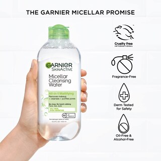 Foto 6 | Foto 6 | Limpiador Facial Garnier Con Agua Micelar Para Piel Grasa, 400 Ml - Venta Internacional.