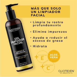 Foto 3 | Foto 3 | Gel Limpiador Quotidien con Vitamina C + Aloe Vera Skin Care Facial 235ml