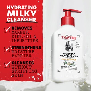Foto 2 | Foto 2 | Limpiador Facial Thayers Milky Con Hongos De Nieve Y Ácido Hialurónico - Venta Internacional.