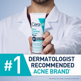 Foto 6 | Foto 6 | Crema Espumosa Para El Acné Cerave Con Peróxido De Benzoilo Al 10%, 150 Ml - Venta Internacional.