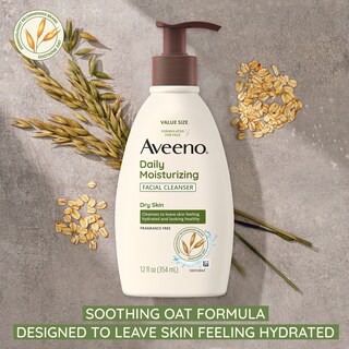 Foto 3 | Foto 3 | Limpiador Facial Aveeno, Hidratante Diario Para Piel Seca, 355 Ml - Venta Internacional.