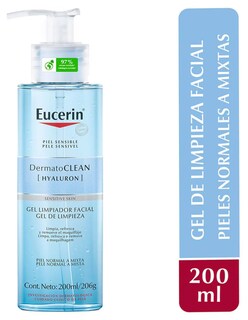Foto 3 | Foto 3 | Gel Limpiador Facial Dermatoclean Piel Normal A Mixta + Termo De Agua De Regalo Güish
