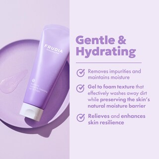 Foto 2 | Foto 2 | Limpiador Facial Frudia Blueberry, Gel Hidratante Para Hacer Espuma, 145 Ml - Venta Internacional.
