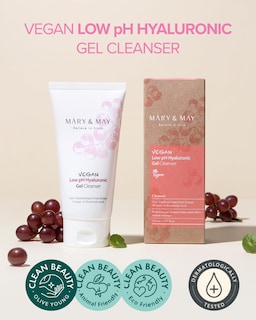 Foto 2 | Foto 2 | Gel Hialurónico Vegano De Bajo Ph Mary&may, 150 Ml, Para Pieles Sensibles - Venta Internacional.