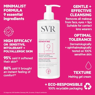 Foto 5 | Foto 5 | Limpiador Y Desmaquillante Svr Sensifine Soothing 400 Ml - Venta Internacional.