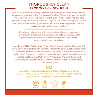 Foto 2 | Foto 2 | Jabón Facial Desert Essence Completamente Limpio 250 Ml Vegano - Venta Internacional.