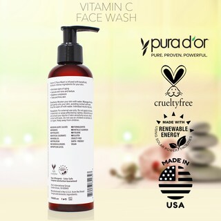 Foto 6 | Foto 6 | Jabón Facial Pura D'or Con Vitamina C Antioxidante 480 Ml (2 X 240 Ml) - Venta Internacional.