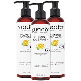 Foto 1 | Foto 1 | Jabón Facial Pura D'or Antioxidante Con Vitamina C 720 Ml X3 = 2 2 L - Venta Internacional.