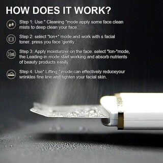 Foto 4 | Foto 4 | Limpiadores Faciales Depurador Ultrasónico De Piel Eliminador De Puntos Negros - Venta Internacional.