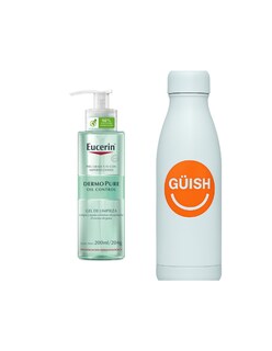 Foto 1 | Foto 1 | Eucerin Gel Limpiador Facial Dermopure + Gratis Termo Güish De Regalo