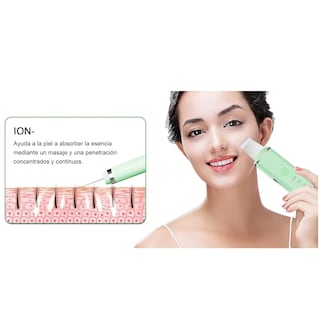 Foto 2 | Foto 2 | Limpiador Facial Lab.g Peeling Ultrasónico Portatil Skin Scrubber Verde Claro