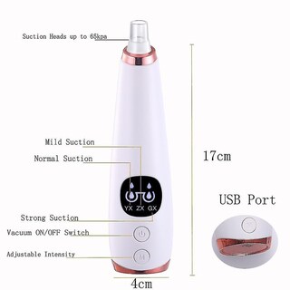 Foto 4 | Foto 4 | Limpiadores Faciales Para Eliminar Puntos Negros Carga Usb Uso Doméstico - Venta Internacional.